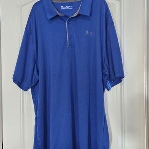 Under Armour Men's Vibrant Blue Polo